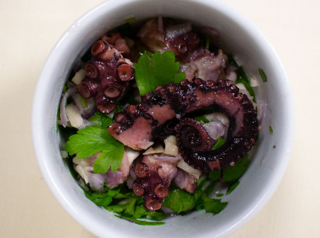 Polvo em Azeite e Alho