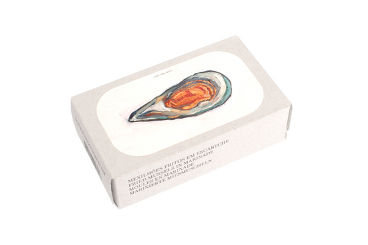 Mexilhões fritos em Escabeche