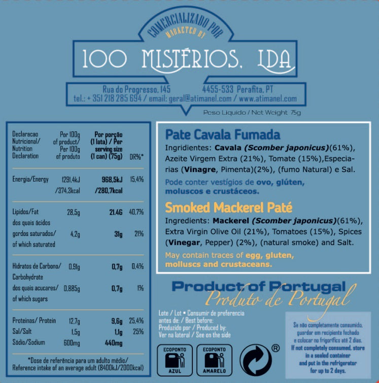 Patê de Cavala Fumada
