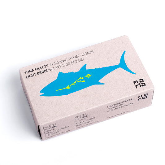 Filetes de Atum em Água e Tomilho-Limão Biológicos