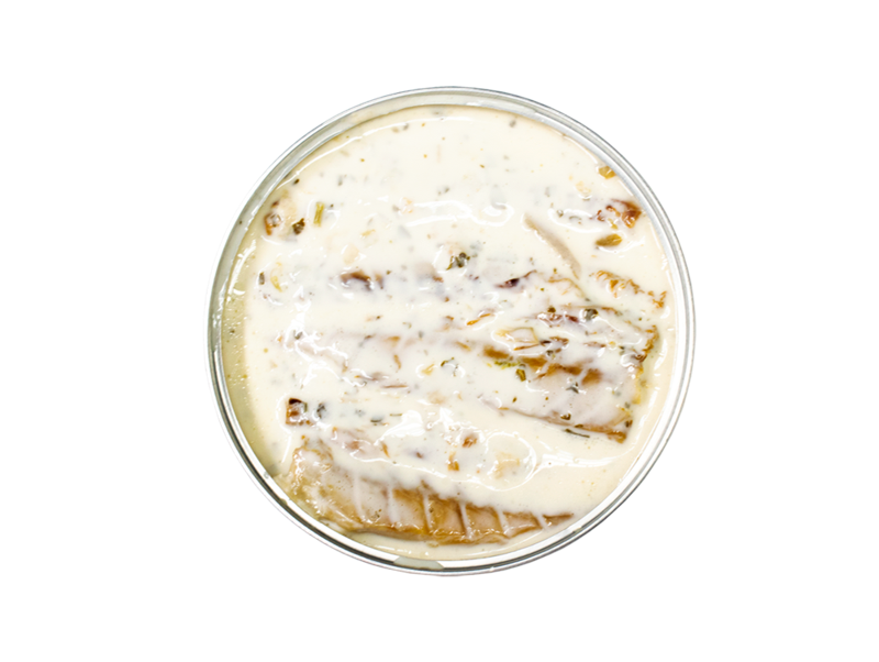 Filete de Cavala em Molho Aglio e Olio