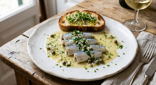 Small Sardines in Ravigote Sauce