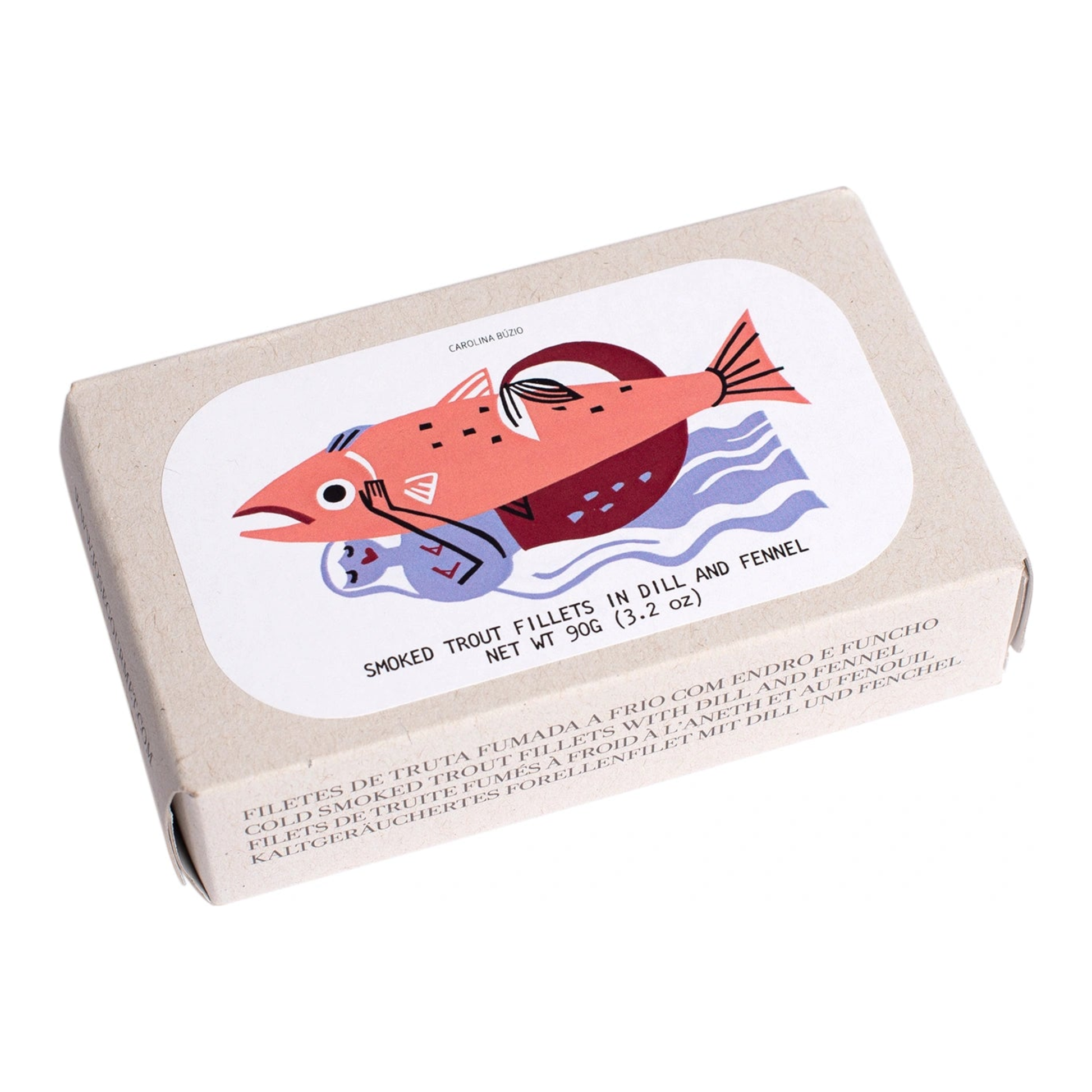 Filetes de Truta Fumados a Frio com Endro e Funcho